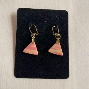 Handmade clay earrings